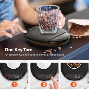 Gambar produk FREESIA Timbangan Kopi Digital Timer Coffee Scale 2kg 0.1g - K92E