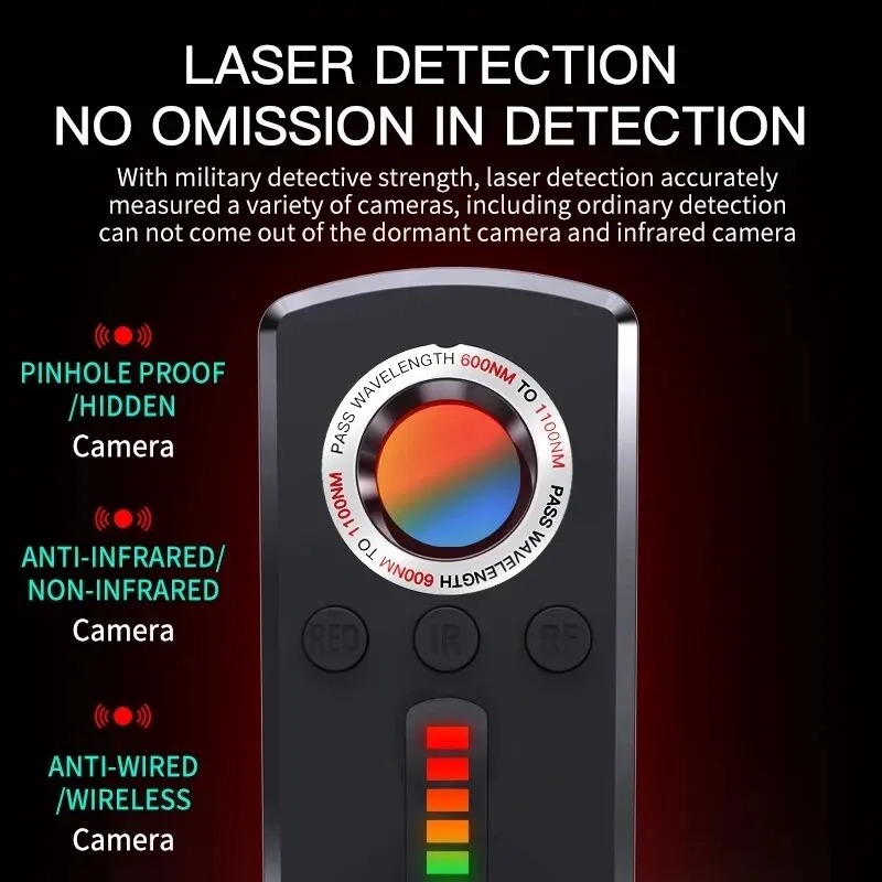 Gambar produk COMEDER Alat Deteksi Kamera Tersembunyi Anti Spy RF Signal Detection - CM-92