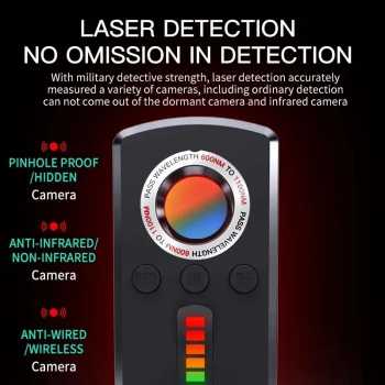 Gambar produk COMEDER Alat Deteksi Kamera Tersembunyi Anti Spy RF Signal Detection - CM-92