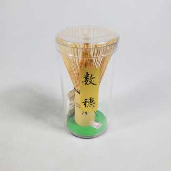 Gambar produk Baiben Li Chasen Bamboo Whisk Matcha Pengaduk Teh Jepang 63 Tangkai - B58