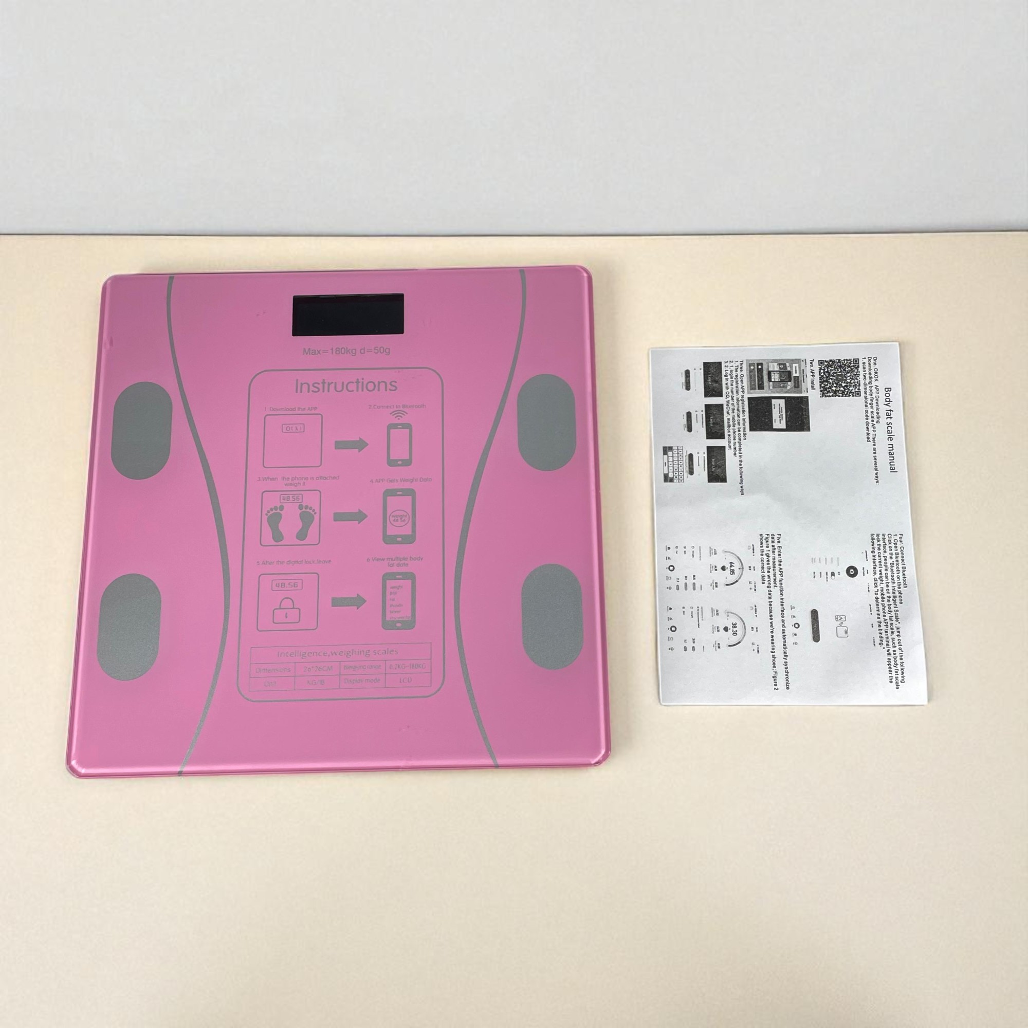 Gambar produk Taffware Digipounds Timbangan Badan Digital Scale 180kg - SH-Y01