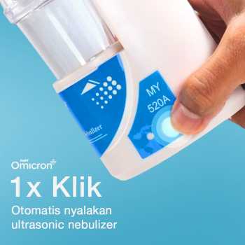 Gambar produk TaffOmicron Alat Terapi Pernapasan Ultrasonic Nebulizer Portable - MY-520A
