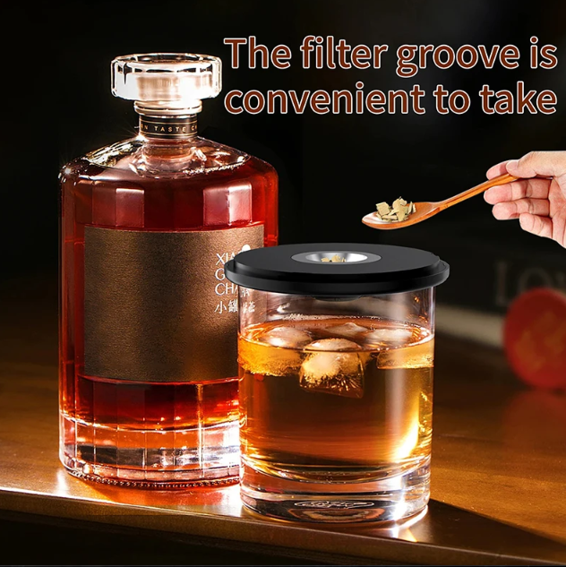 Gambar produk WOODER Alat Pengasap Electric Whisky Cocktail Smoker Kit Natural Wood - KZ-31