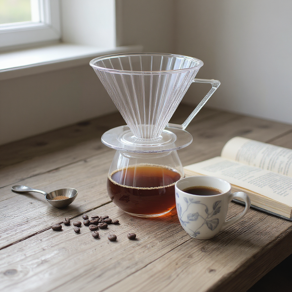 Gambar produk iMellow V60 Coffee Dripper Alat Seduh Kopi Manual Resin 1-2 Cup - INU86