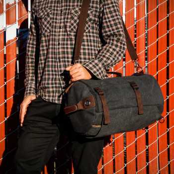 Gambar produk Free Knight Tas Ransel Selempang Barrel Travel Mountaineering Canvas - M0005