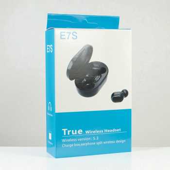 Gambar produk S-Way Earphone Bluetooth 5.3 TWS HiFi Noise Reduction Waterproof - E7S