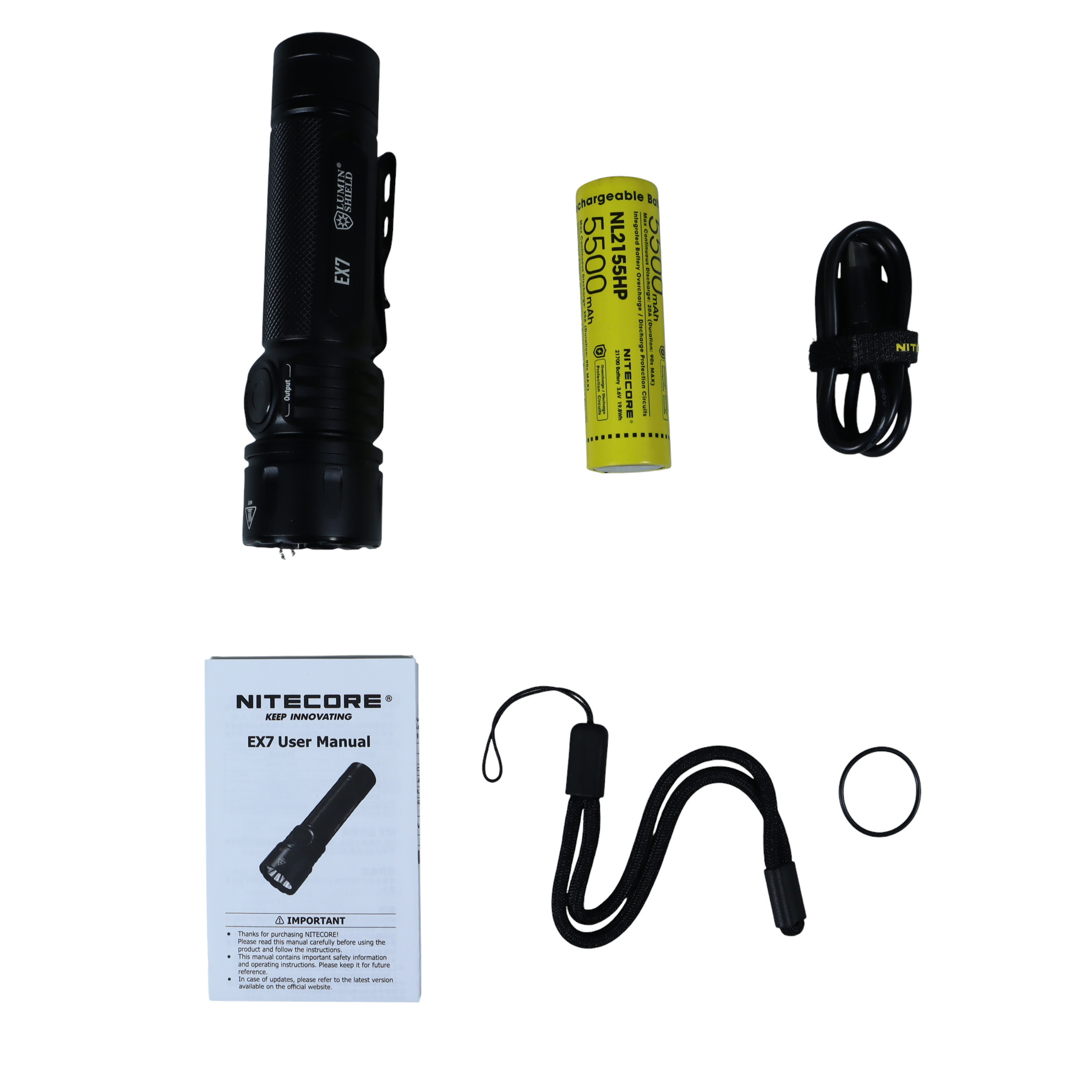 NITECORE Senter LED Flashlight Tactical NiteLab M515S IP68 6000 Lumens - EX7 Gambar produk NITECORE Senter LED Flashlight Tactical NiteLab M515S IP68 6000 Lumens - EX7