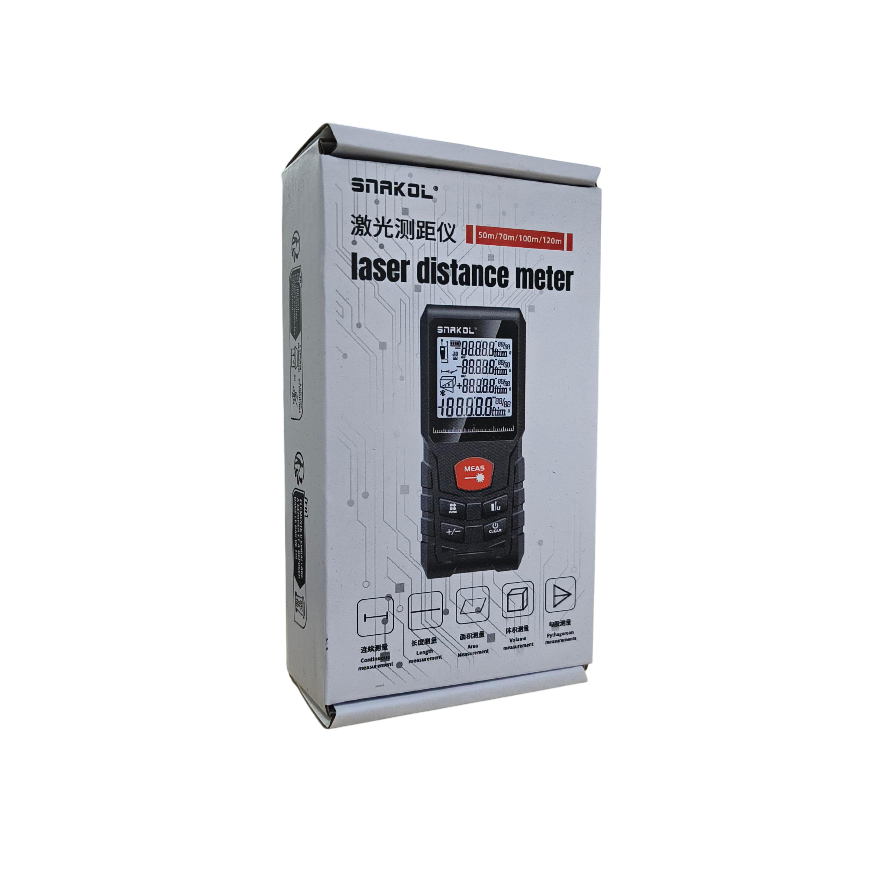 SNAKOL Pengukur Jarak Laser Range Finder Portable Waterproof 50M SK-50 - SK Gambar produk SNAKOL Pengukur Jarak Laser Range Finder Portable Waterproof 50M SK-50 - SK