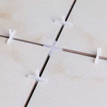 Gambar produk Yueqing Alat Bantu Pasang Keramik Lantai Tile Spacer Ceramic 100 PCS 8.0mm - Y0180