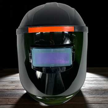 Gambar produk iRepairIt Helm Las Auto Dimming with Red Lens Transparent Welding Mask - IRI55T