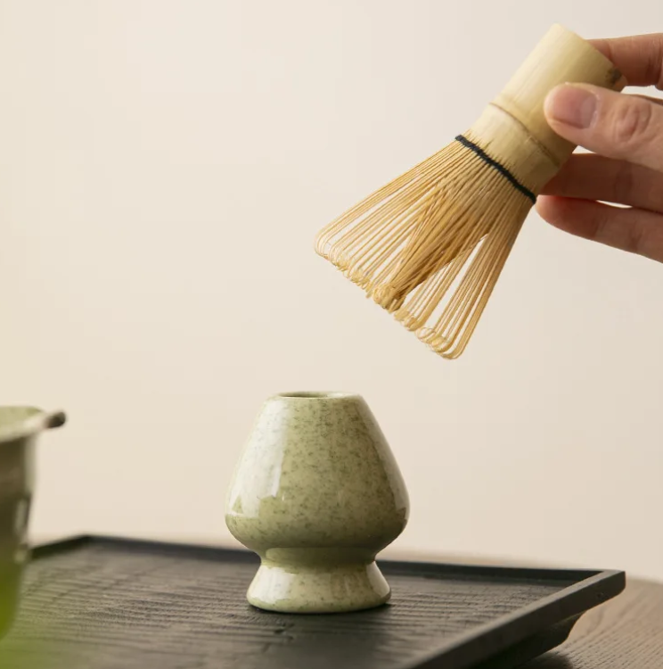 Gambar produk CZSAE Matcha Set Kit Chawan Chasen Stand Chashaku Ceramic 500ml 4 PCS - CZ3