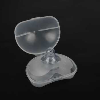 Gambar produk HC Pelindung Puting ASI Breastfeeding Nipple Sillicon Protector 1 Pair M - HMN002