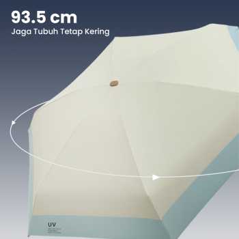 Gambar produk ETERNAL Payung Lipat Buka Tutup Manual Anti UV Protection UPF50+ - E-50