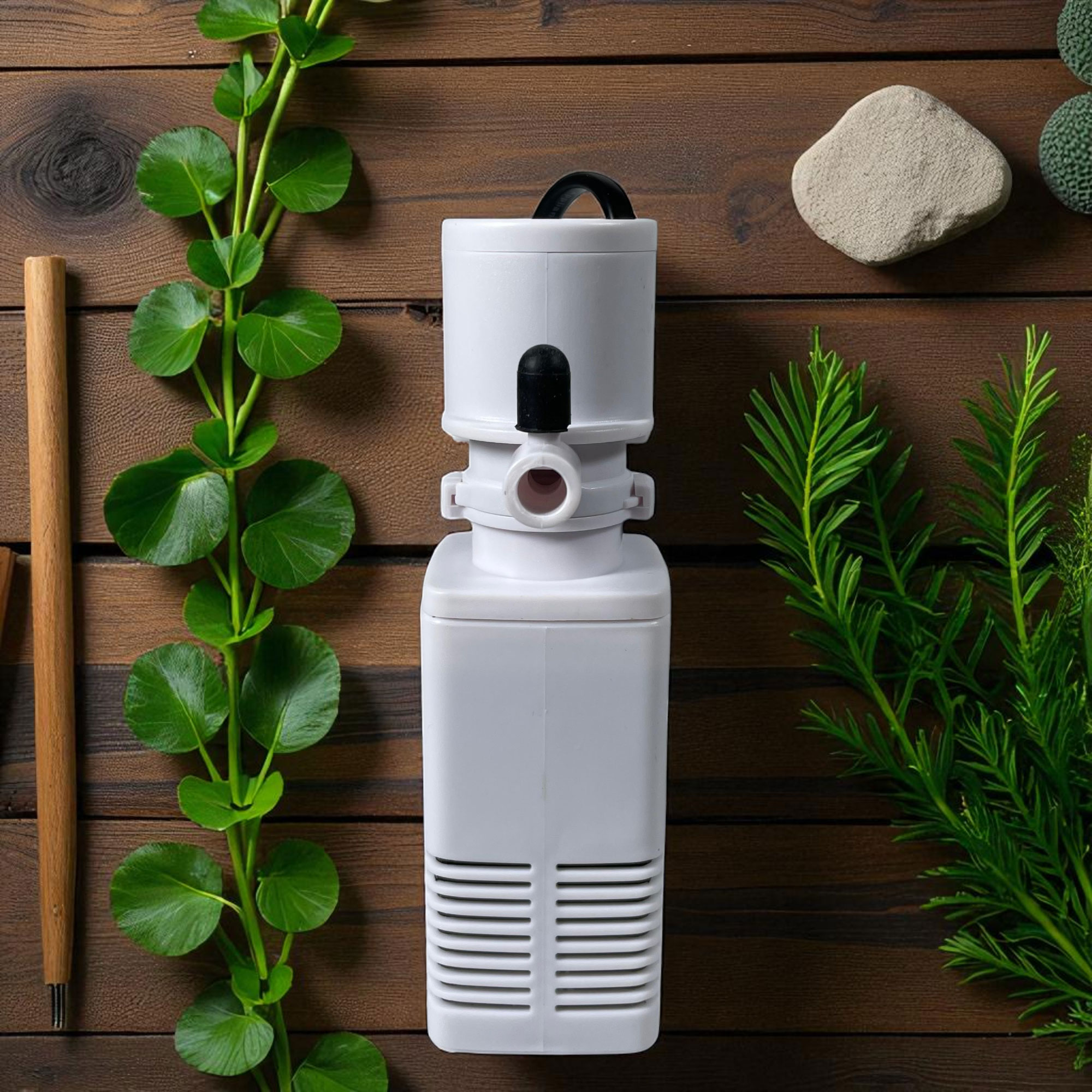 Gambar produk FMA Filter Aquarium 3in1 Mini Hanging Oxygen Aerator 400 L/jam 4W - JY-400F