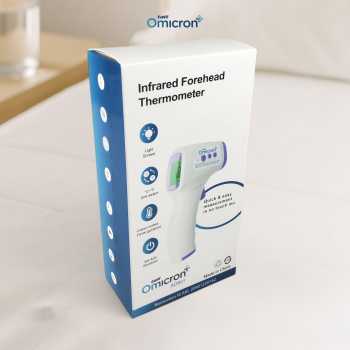 Gambar produk TaffOmicron Termometer Suhu Badan Digital Thermogun Infrared Memory - AD801