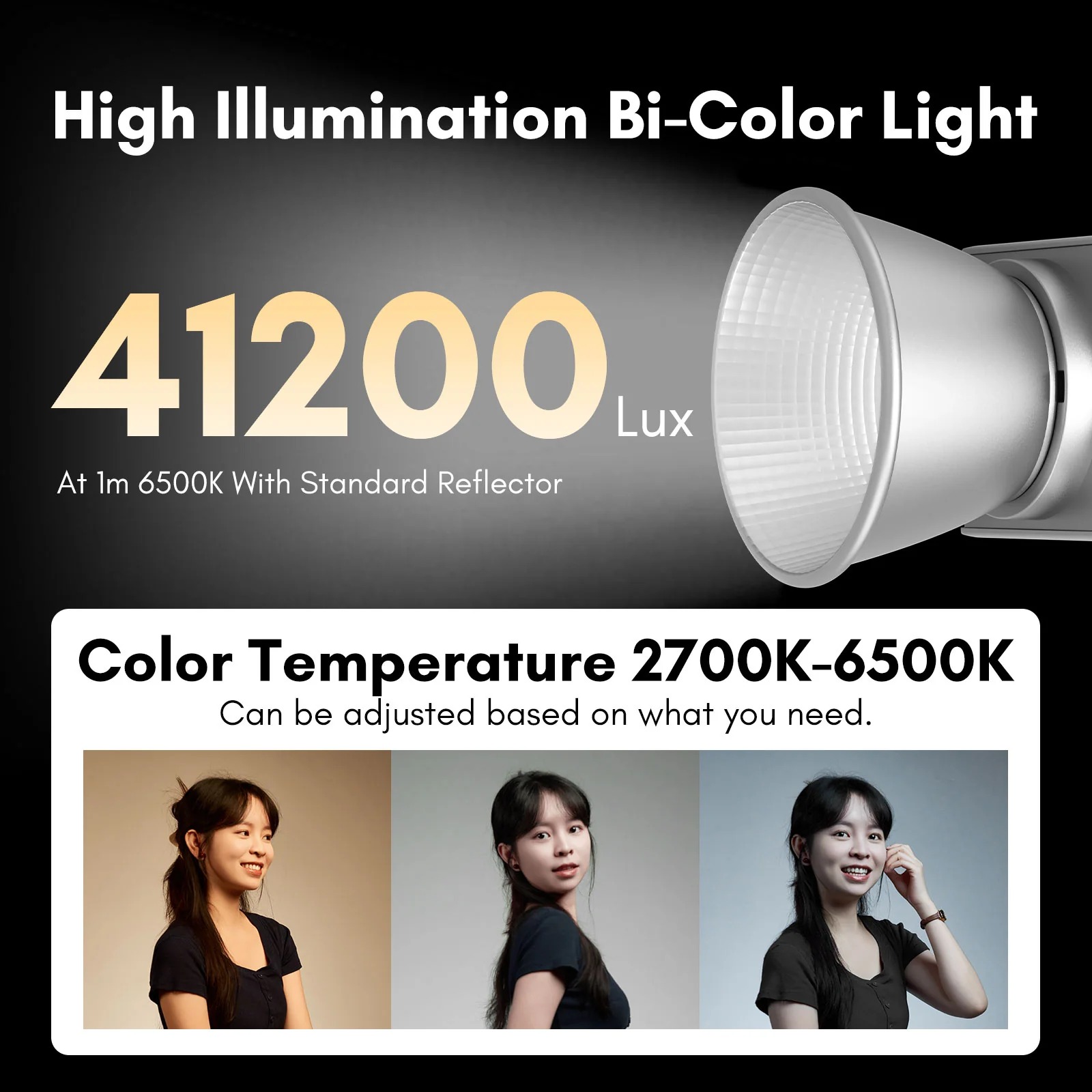 Gambar produk Tolifo Lampu Palm LED RGB Bowens Video Light 2700-6500K 60W - PL-60RGB