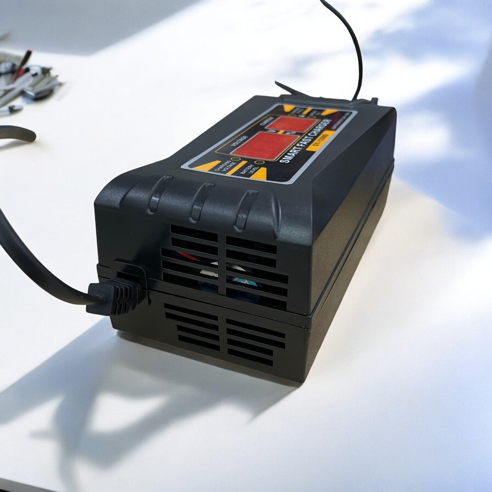 Gambar produk AISHANG Charger Aki Mobil Motor Intelligent Battery Charger 12V 6A - MA-1206A