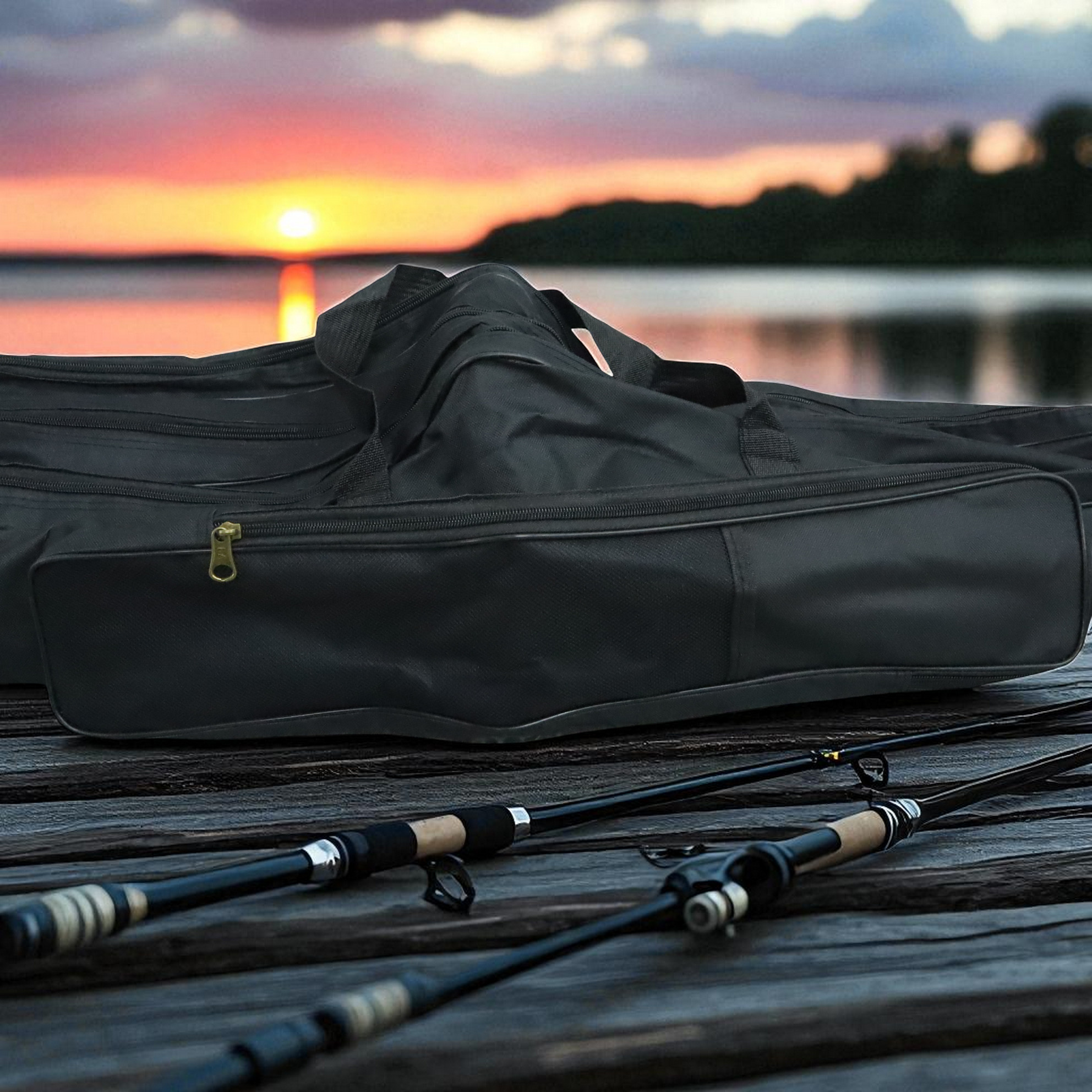 Gambar produk LIXADA Tas Pancing Joran Portable Fishing Bag Three Layer Fabric 130cm - LX2