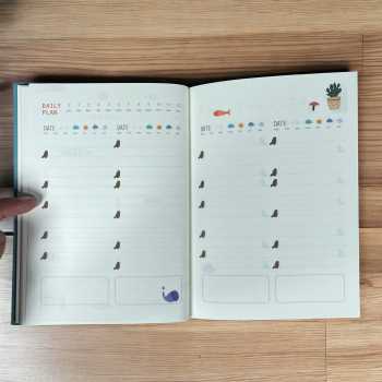 Gambar produk DingDongTu Buku Diary 365 Hari Daily Journal Hard Cover 128 Lembar - DDT-4083