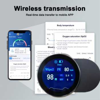 Gambar produk Yonker Fingertip Pulse Oximeter Alat Ukur Saturasi Oksigen Darah LED - YK-67B1