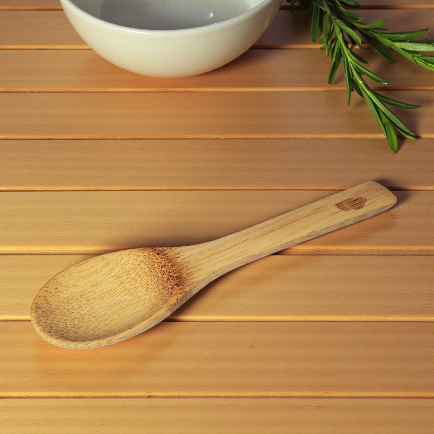 Gambar produk One Two Cups Sendok Teh Jepang Matcha Tool Natural Bamboo Honey Spoon - SS0085