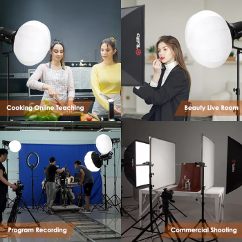 Gambar produk Tolifo Lampu Video LED Bi-Color COB Video Light 600W 6500K - X-600B PRO