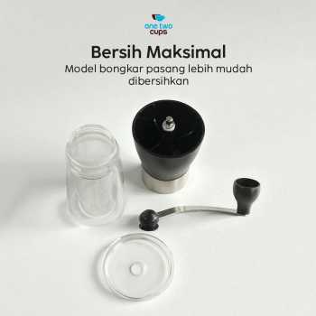 Gambar produk One Two Cups Alat Penggiling Kopi Manual Coffee Grinder Adjustable - TS-01