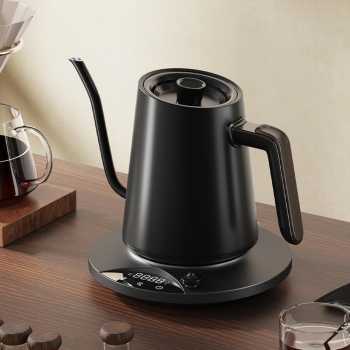 Gambar produk GOKIO Teko Listrik Kopi Pemanas Air Leher Angsa Pour Over 1200W 900ml - GK90PRO