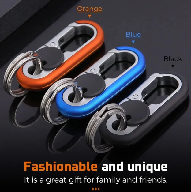 Gambar produk BILAW Gantungan Kunci Karabiner Keychain Quickdraw Bottle Opener - SN-29