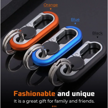 Gambar produk BILAW Gantungan Kunci Karabiner Keychain Quickdraw Bottle Opener - SN-29