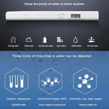 Gambar produk Xiaomi Alat Ukur Kualitas Air Digital TDS Tester Pen IPX6 9990ppm