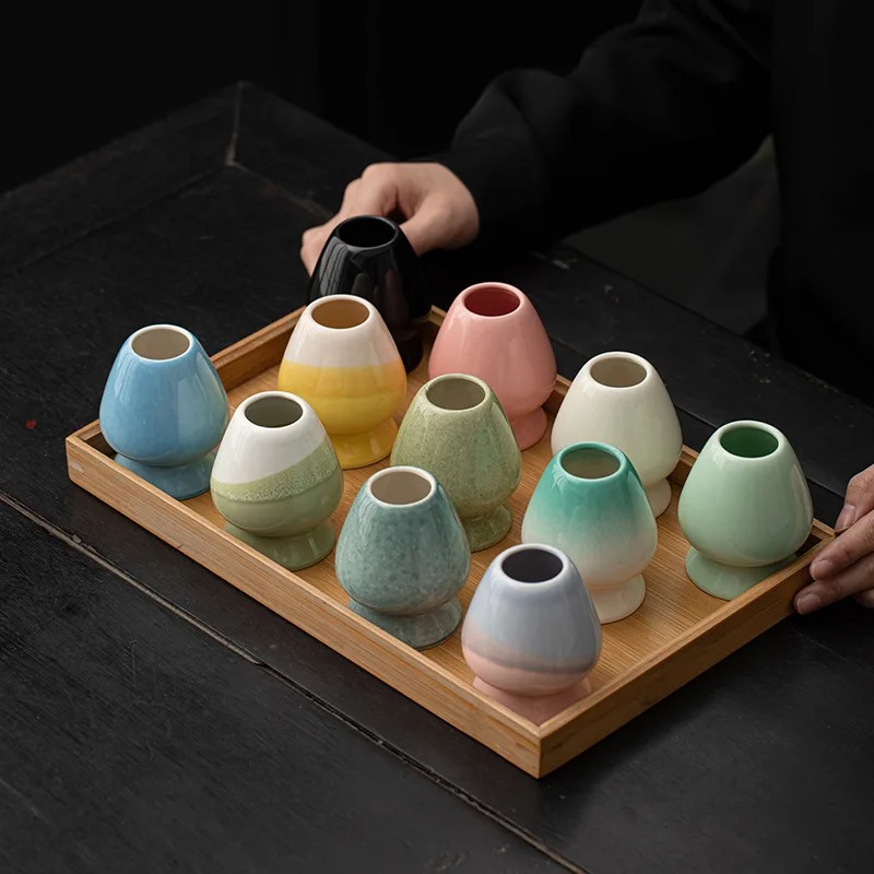Gambar produk Xianli Dudukan Pengaduk Matcha Chasen Tate Whisk Stand - D-40
