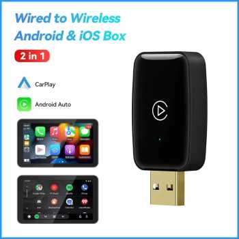 Gambar produk WEISHI Wireless CarPlay Adapter USB Dongle Android Auto Bluetooth 5.0 - OT100