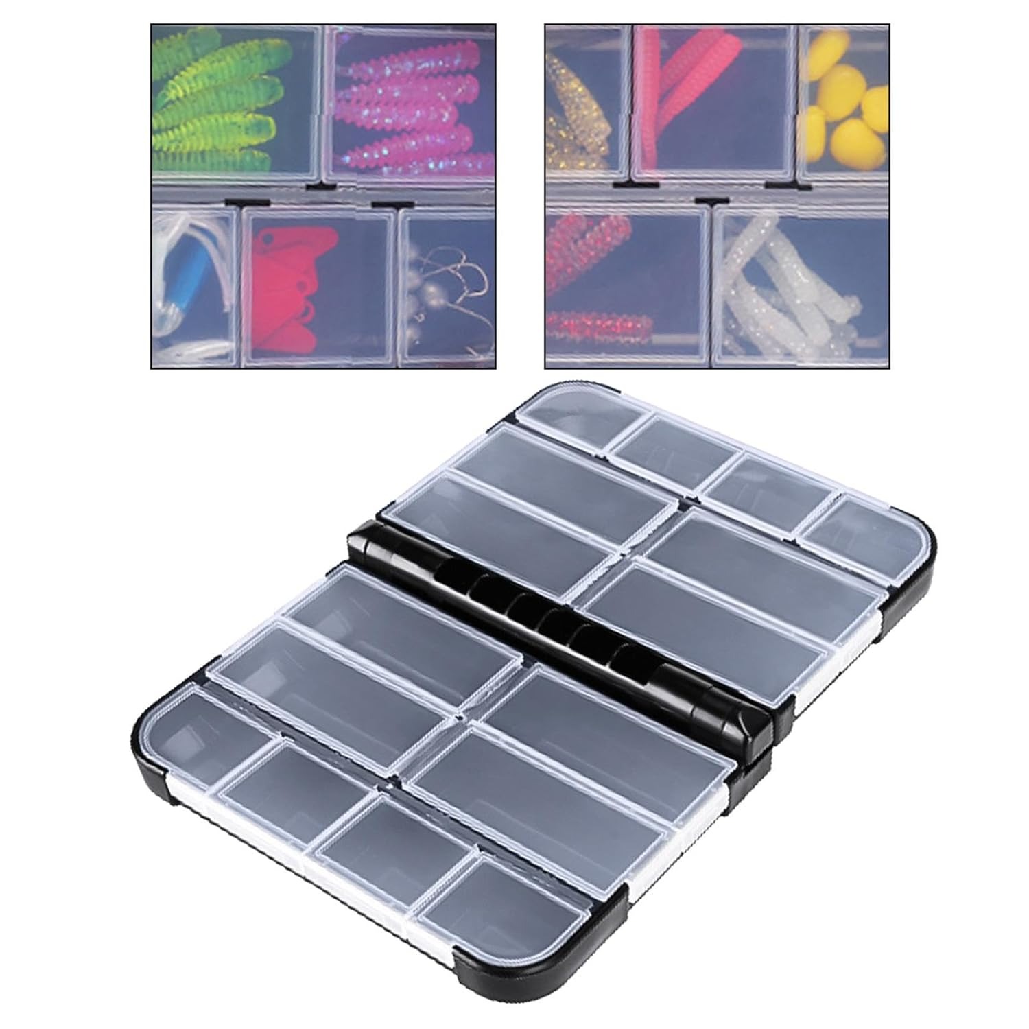 Gambar produk HIRISI Kotak Kail Pancing Fishing Tackle Box 16 Compartement - H016