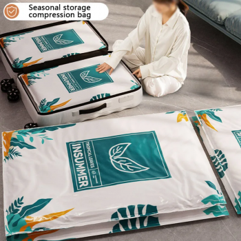 Gambar produk TaffPACK Kantong Plastik Vakum Pakaian Vacuum Bag 1 PCS 40x60cm - TF158