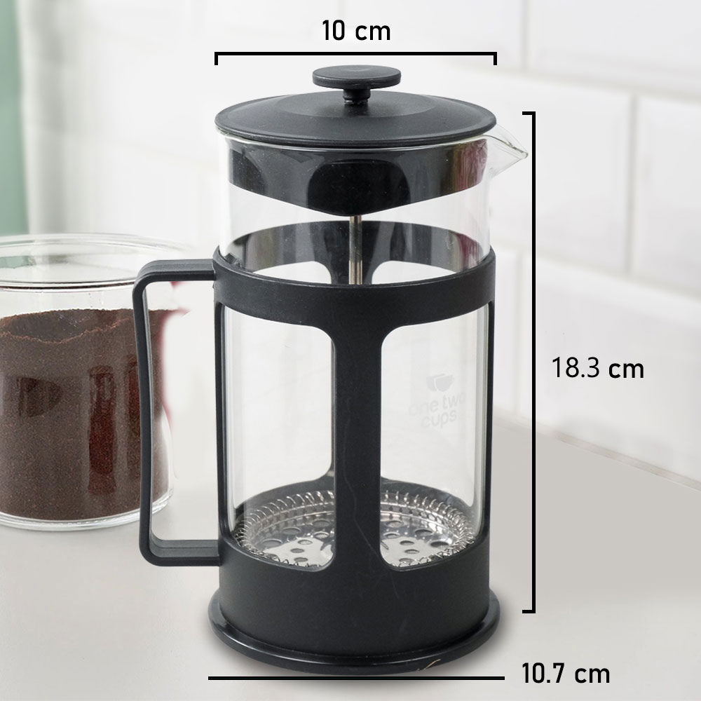 Gambar produk One Two Cups French Press Plunger Coffee Maker Pot 1000ml - KG73I