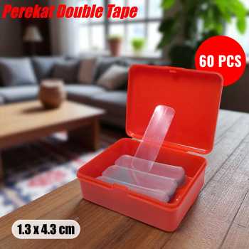 LIONEL Perekat Double Tape No Trace Double Sided Adhesive Tape 60PCS - L23