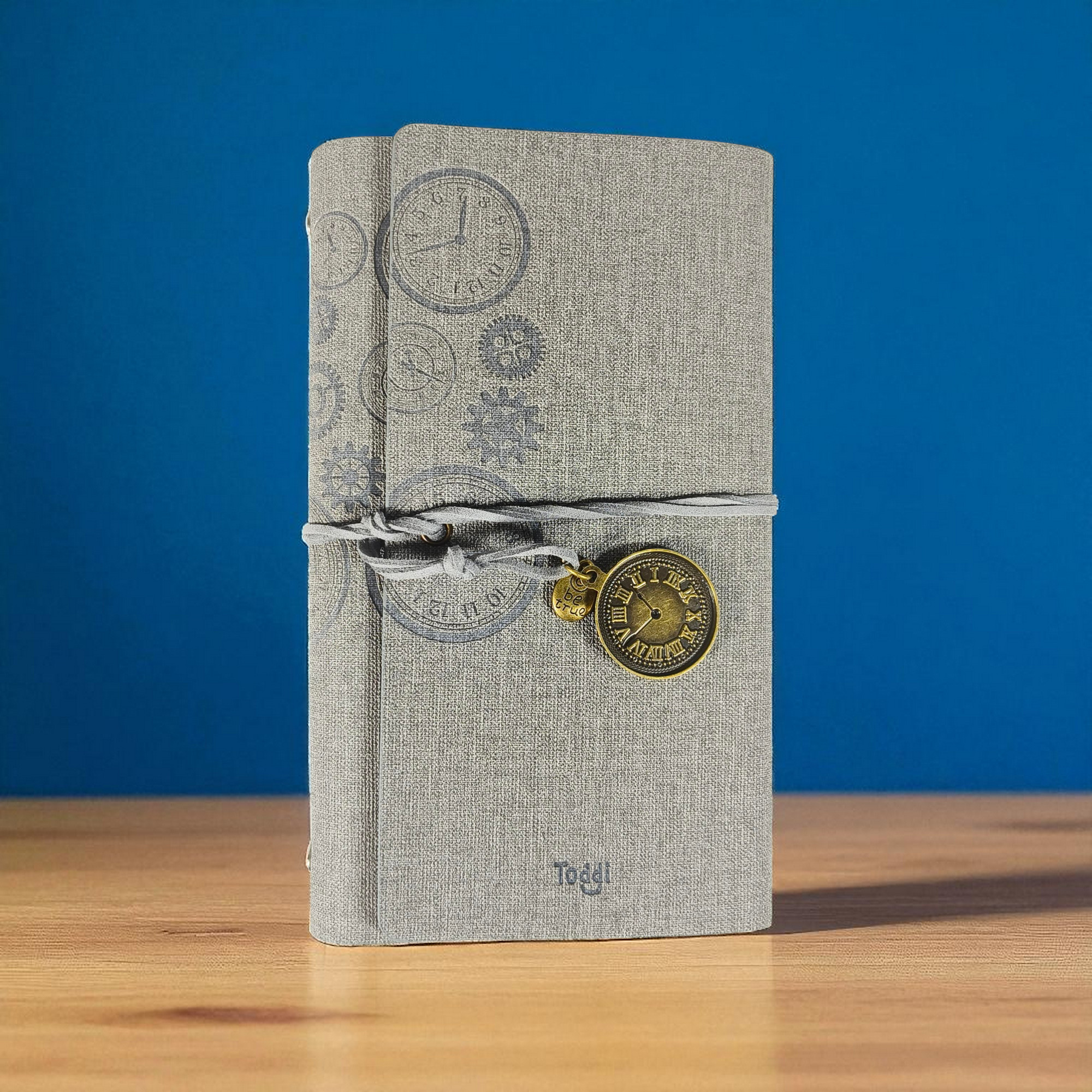 Gambar produk Toddi Buku Jurnal Binder Leather Notebook A6 160 Page Grid Blank Line - T680