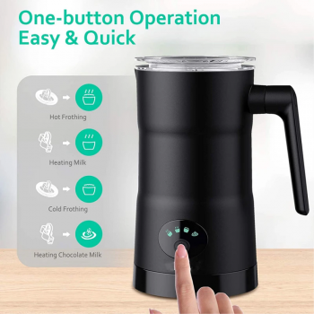 Gambar produk DUTRIE Automatic Electric Milk Frother Stainless Steel 4in1 350ml 400W - MF02