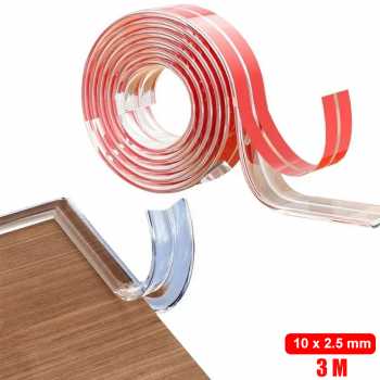 SFT Lakban Pelindung Benturan PVC Anti Collision Edge Safety Strip 3M - SF-3