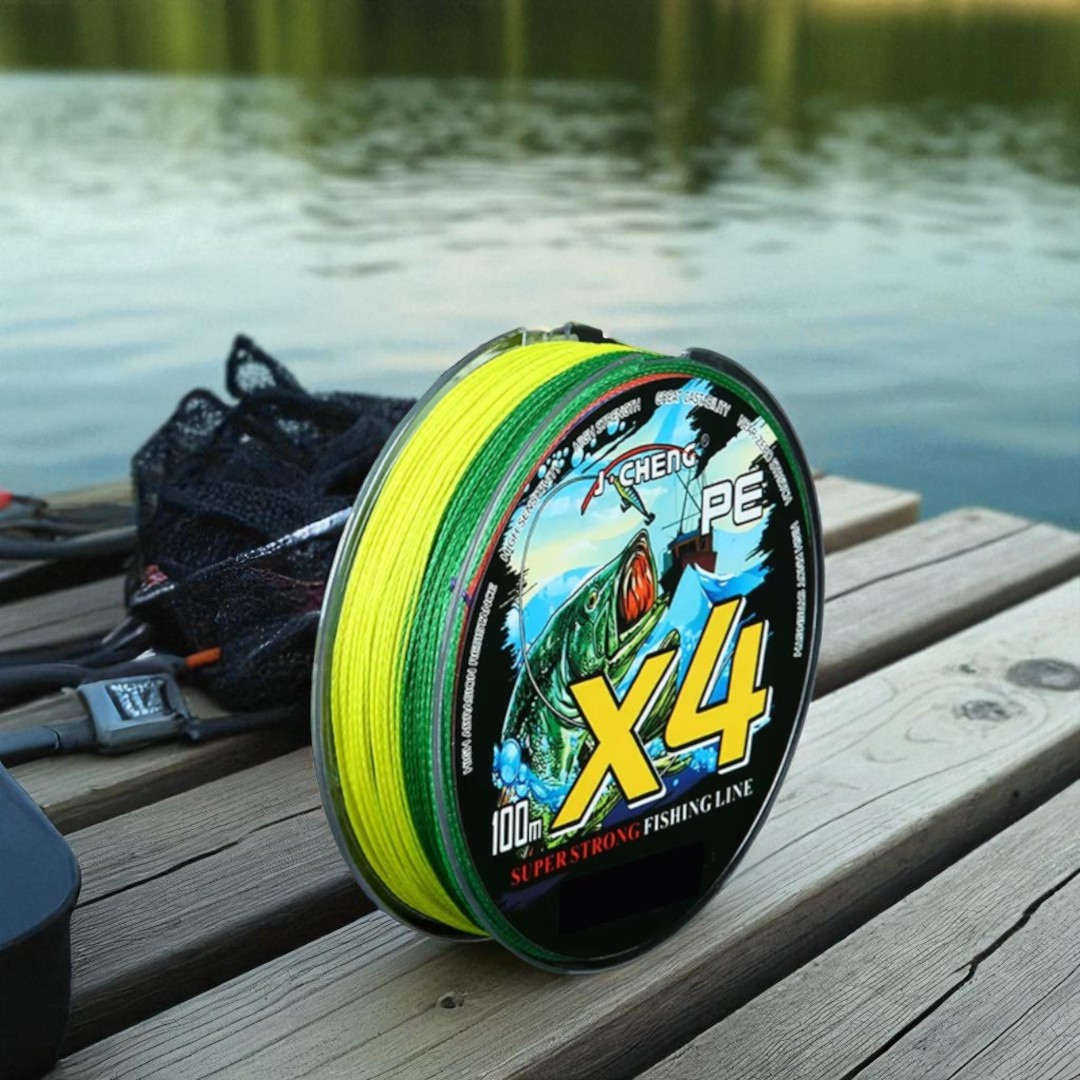 Gambar produk J-Cheng Senar Pancing PE 4 Braided Strand Fishing Line 100M 2.0 - JC543