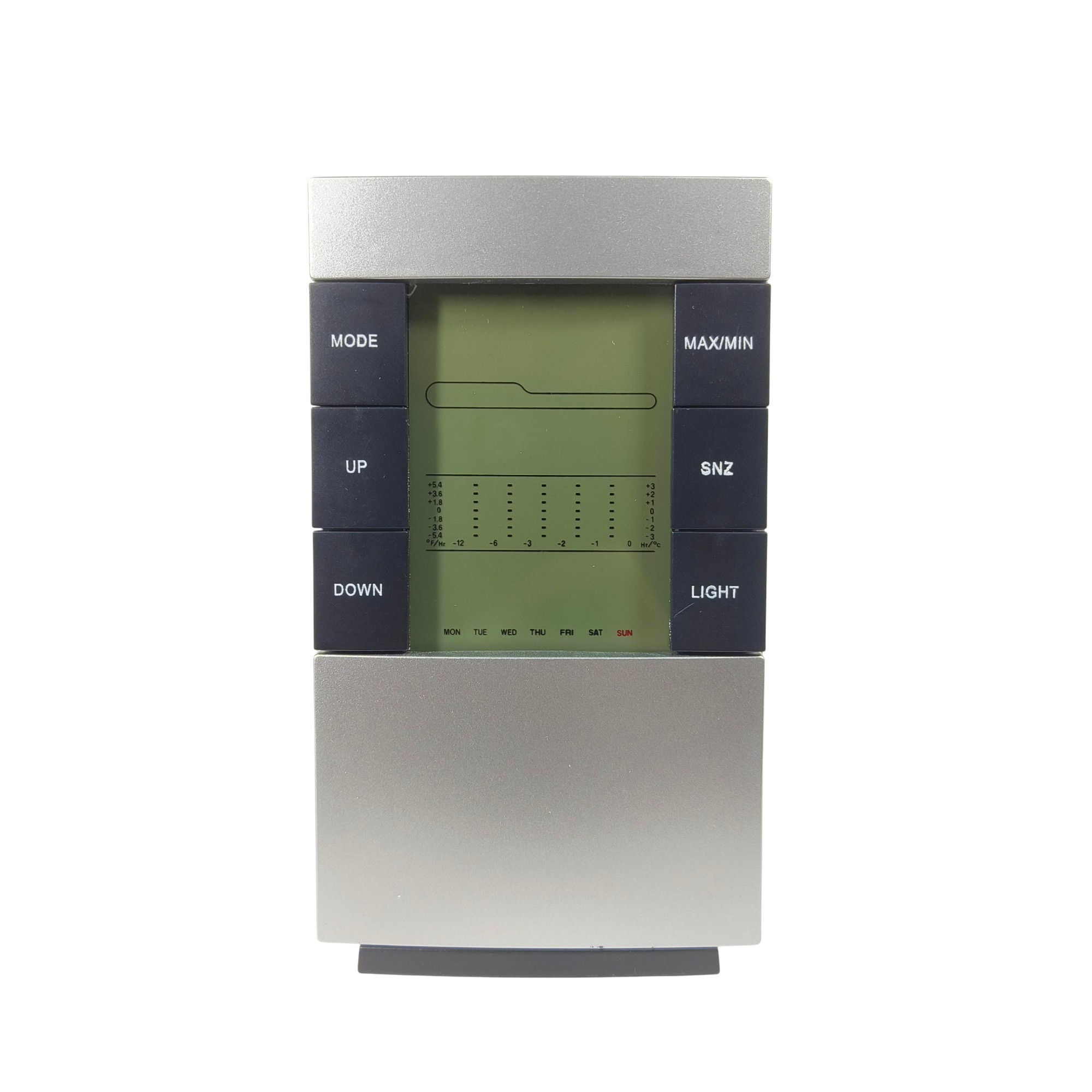 Gambar produk Weather Station Humidity Temperature Alarm Desk Clock Jam Alarm - 3210