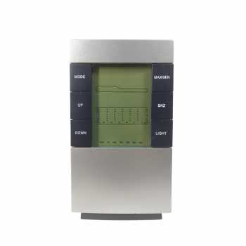 Gambar produk Weather Station Humidity Temperature Alarm Desk Clock Jam Alarm - 3210