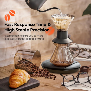 Gambar produk FREESIA Timbangan Kopi Digital Timer Coffee Scale 2kg 0.1g - K92E