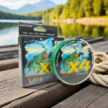Gambar produk TaffSPORT Senar Pancing PE 4 Braided Strand Fishing Line 100M 8.0 - X4