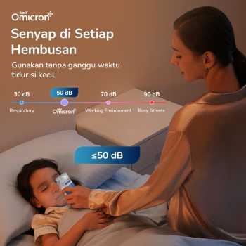 Gambar produk TaffOmicron Alat Terapi Pernapasan Mesh Nebulizer Portable Inhaler - YM-3R9