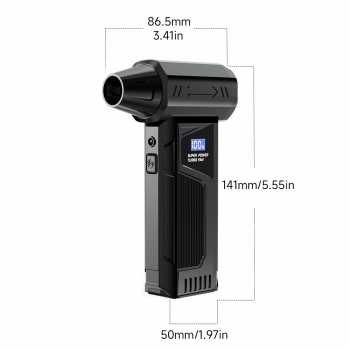 Gambar produk Isfriday Air Duster Blower Mini Turbo Jet Fan 110000RPM 4000mAh 110W - M4
