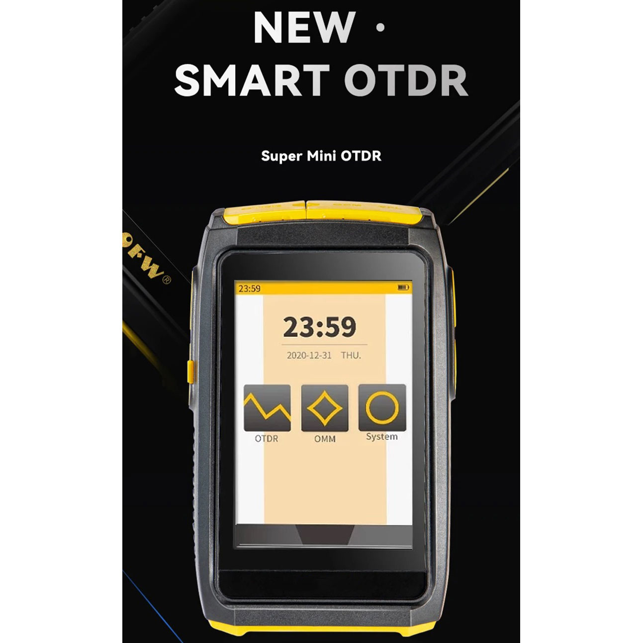 OFW Alat Tester Kabel Fiber Optik OTDR OMM Touchscreen 1625nm - FTM-3000D Gambar produk OFW Alat Tester Kabel Fiber Optik OTDR OMM Touchscreen 1625nm - FTM-3000D