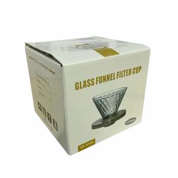 Gambar produk ANTM Filter Penyaring Kopi V60 Coffee Dripper with Walnut Tray - SD-8106