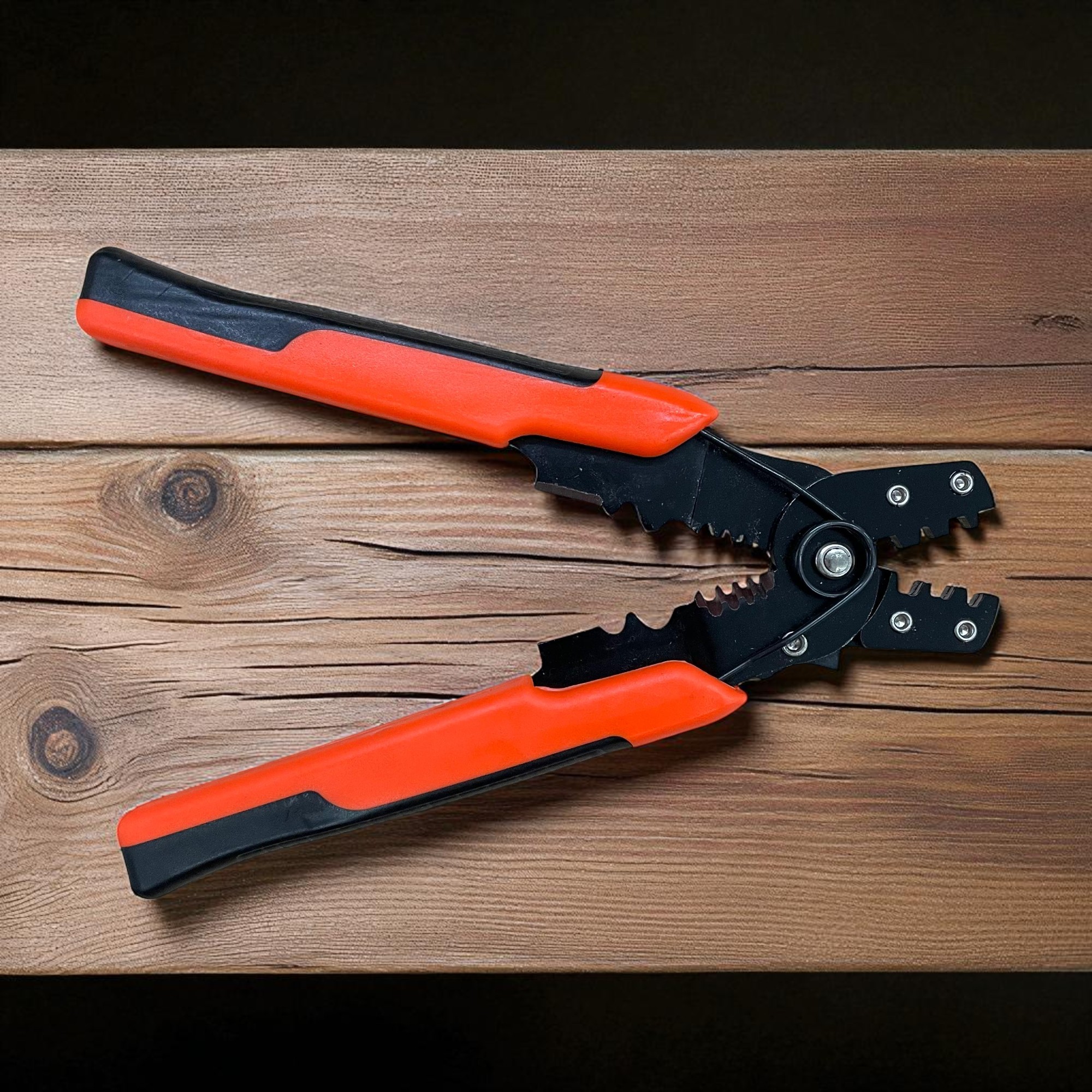 Gambar produk OBUN Tang Pemotong Kawat Listrik Multifungsi Wire Cutter Crimp Strip - LJP-6629